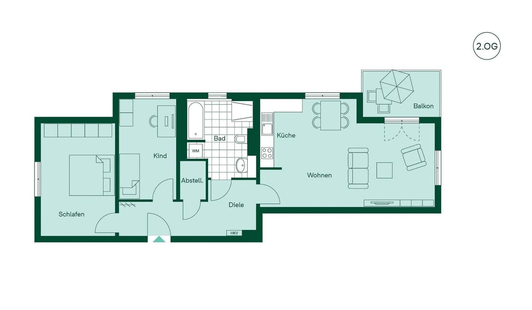 Pronájem bytu 3+1 87 m², Fischerstraße 28h, Zossen, Braniborsko Pronájem bytu 3+1 87 m², Fischerstraße 28h, Zossen, Braniborsko