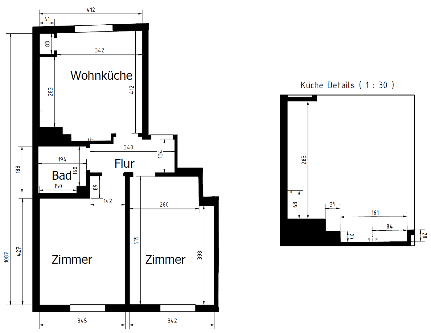 Pronájem bytu 3+1 60 m², Wenkerstr. 11, Dortmund, Severní Porýní-Vestfálsko Pronájem bytu 3+1 60 m², Wenkerstr. 11, Dortmund, Severní Porýní-Vestfálsko