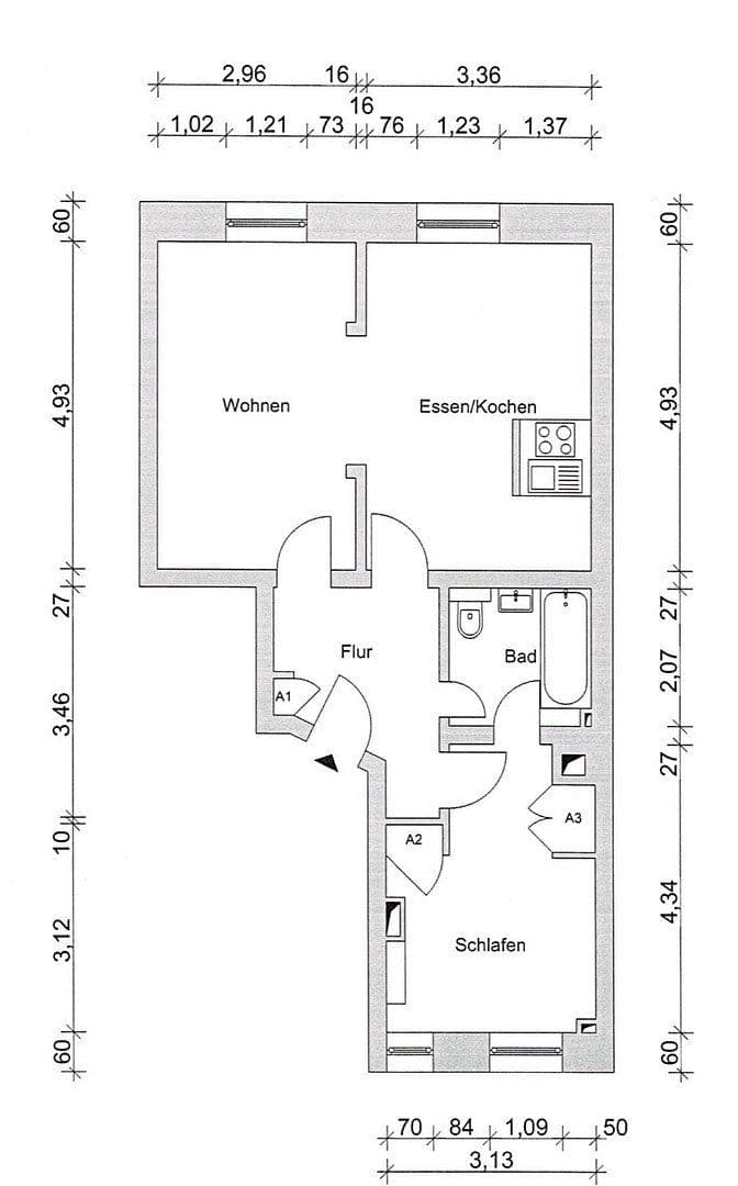 Prodej bytu 2+kk 54 m², Frankfurt, Hessen Prodej bytu 2+kk 54 m², Frankfurt, Hessen