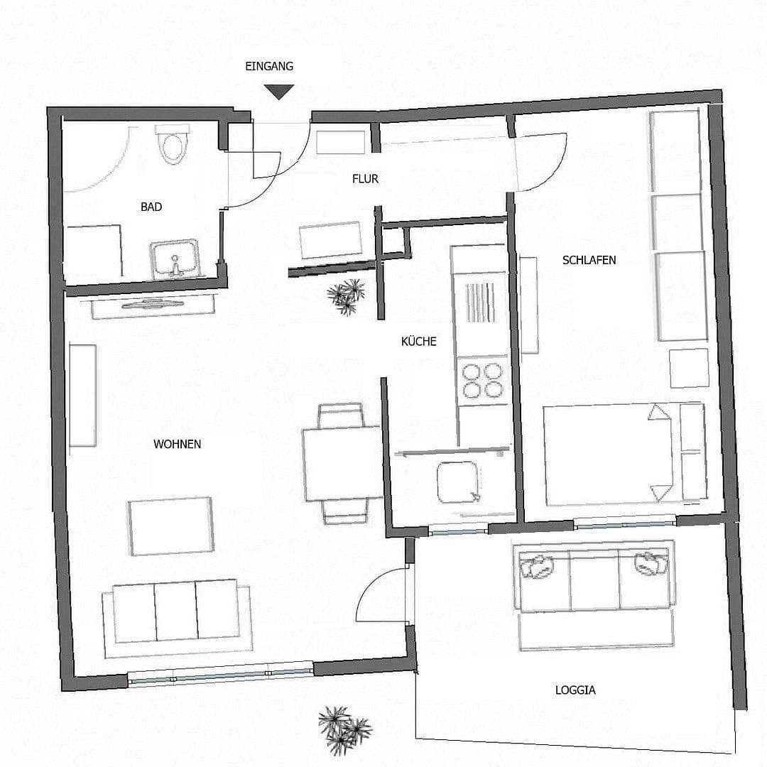 Prodej bytu 2+1 45 m², Bielefeld, Severní Porýní-Vestfálsko Prodej bytu 2+1 45 m², Bielefeld, Severní Porýní-Vestfálsko