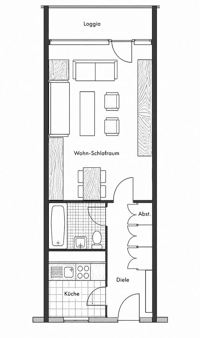 Prodej bytu 1+1 44 m², Bonn, Severní Porýní-Vestfálsko Prodej bytu 1+1 44 m², Bonn, Severní Porýní-Vestfálsko