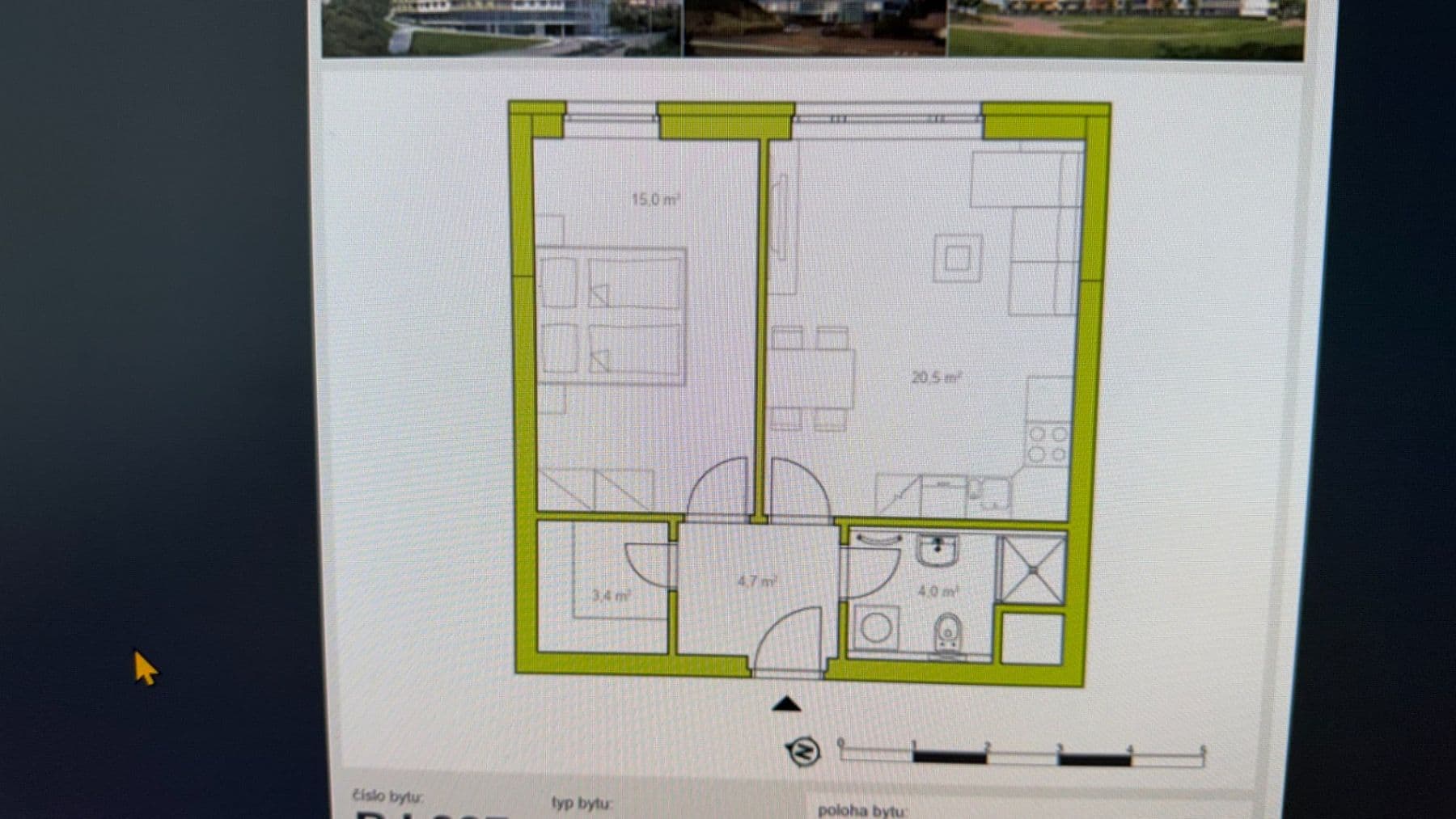 Prodej bytu 2+kk 50 m², V Zářezu, Praha, Praha Prodej bytu 2+kk 50 m², V Zářezu, Praha, Praha
