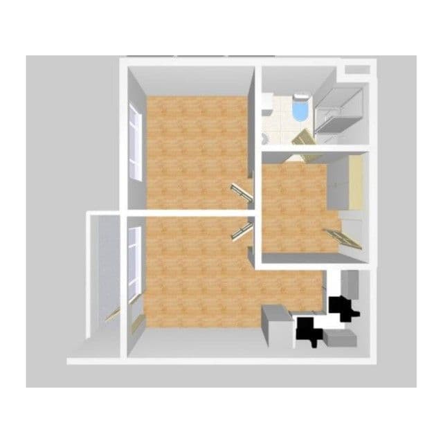 Pronájem bytu 2+kk 50 m², Bermanova, Praha, Praha Pronájem bytu 2+kk 50 m², Bermanova, Praha, Praha