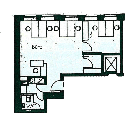 Pronájem kanceláře 58 m², Leipzig, Sasko Pronájem kanceláře 58 m², Leipzig, Sasko