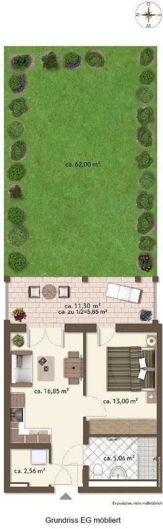 Pronájem bytu 2+1 41 m², Frühlingsplatz.2, Karlsfeld, Bavorsko Pronájem bytu 2+1 41 m², Frühlingsplatz.2, Karlsfeld, Bavorsko