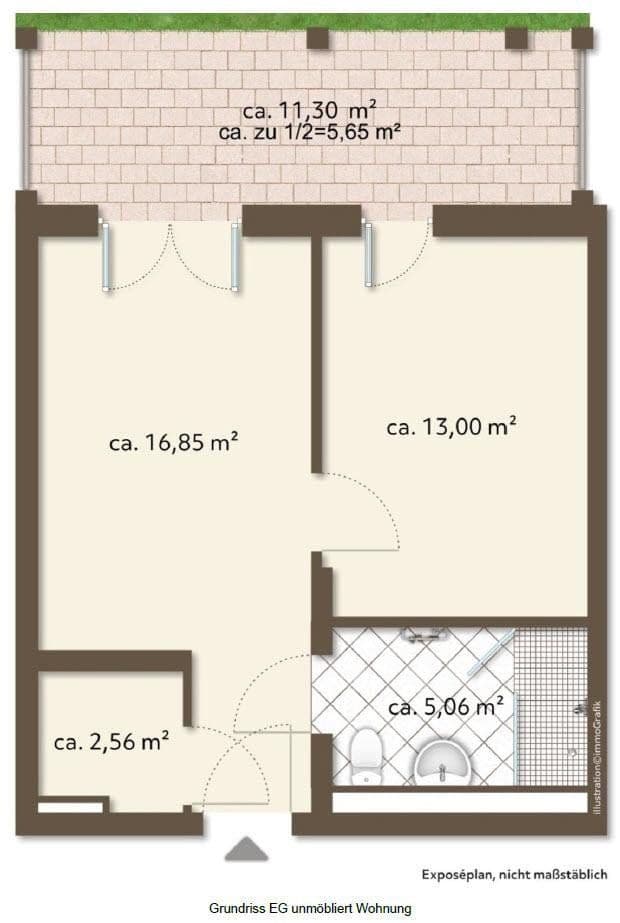 Pronájem bytu 2+1 41 m², Frühlingsplatz.2, Karlsfeld, Bavorsko Pronájem bytu 2+1 41 m², Frühlingsplatz.2, Karlsfeld, Bavorsko
