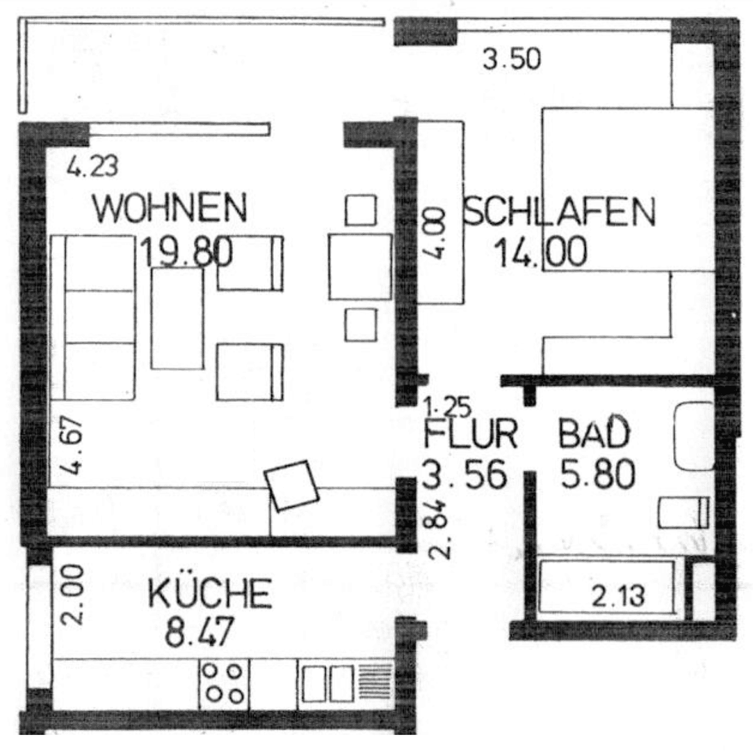 Prodej bytu 2+1 54 m², Sonnenbühlstr. 61, Konstanz, Bádensko-Württembersko Prodej bytu 2+1 54 m², Sonnenbühlstr. 61, Konstanz, Bádensko-Württembersko