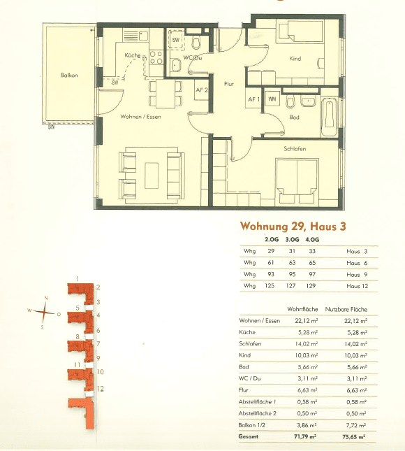 Pronájem bytu 3+1 71 m², Wallbergstraße 14, München, Bavorsko Pronájem bytu 3+1 71 m², Wallbergstraße 14, München, Bavorsko