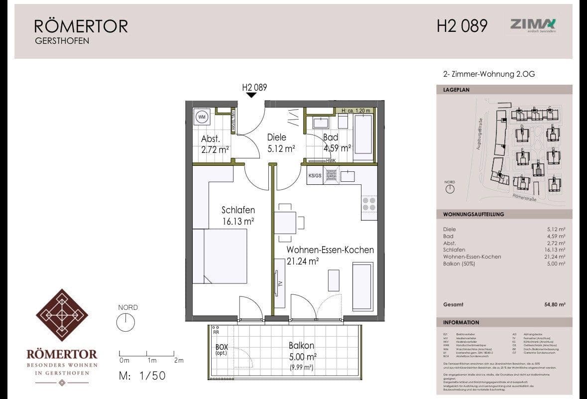Prodej bytu 2+1 55 m², Gersthofen, Bavorsko Prodej bytu 2+1 55 m², Gersthofen, Bavorsko
