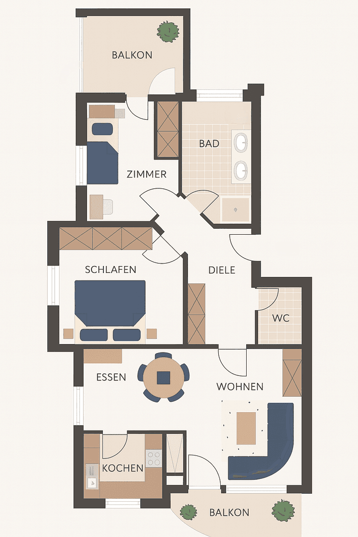 Prodej bytu 3+1 63 m², Mannheimer Straße 5, Konstanz, Bádensko-Württembersko Prodej bytu 3+1 63 m², Mannheimer Straße 5, Konstanz, Bádensko-Württembersko