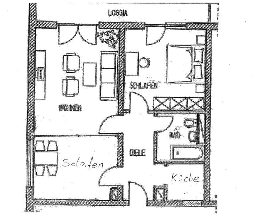 Pronájem bytu 2+1 65 m², Julius-Brecht-Straße 3, Frankfurt am Main, Hessen Pronájem bytu 2+1 65 m², Julius-Brecht-Straße 3, Frankfurt am Main, Hessen