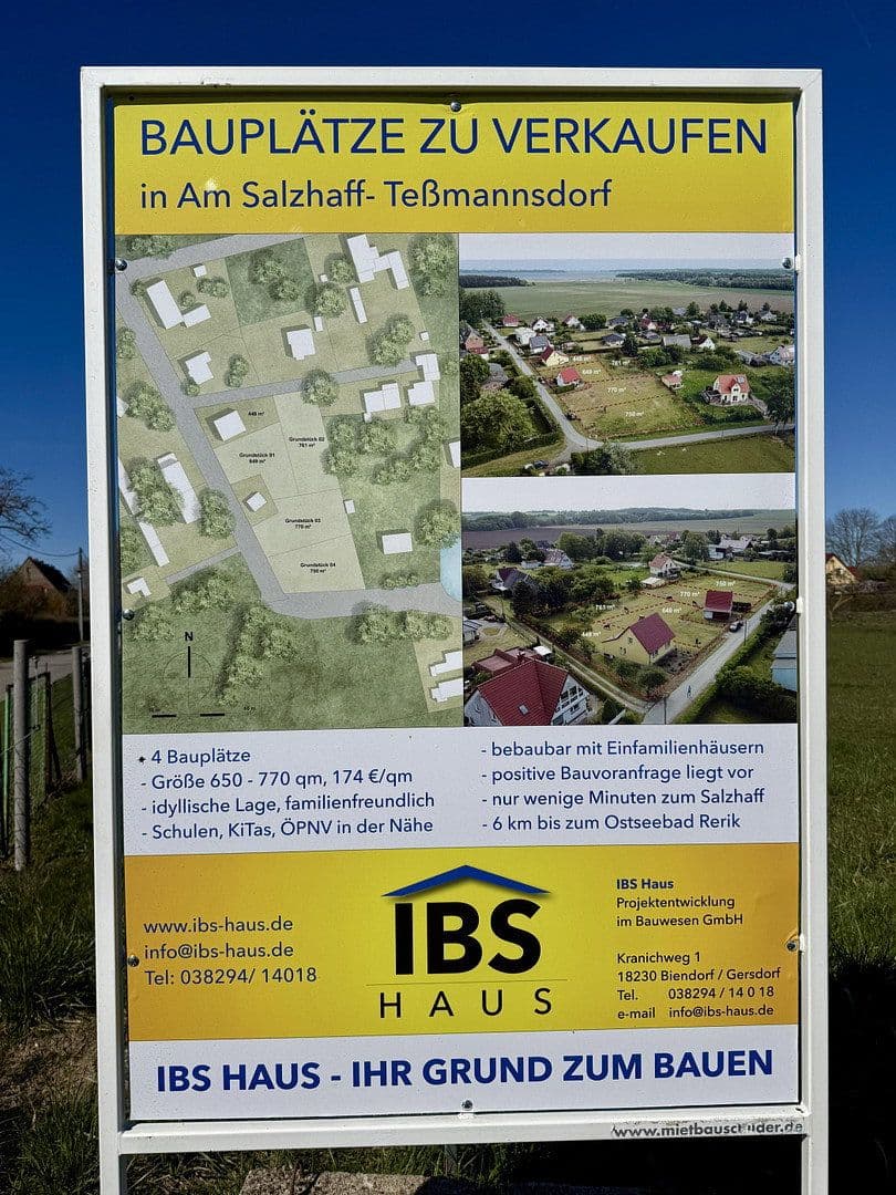 Prodej pozemku 573 m², Zum Haff, Am Salzhaff, Mecklenburg-Vorpommern Prodej pozemku 573 m², Zum Haff, Am Salzhaff, Mecklenburg-Vorpommern