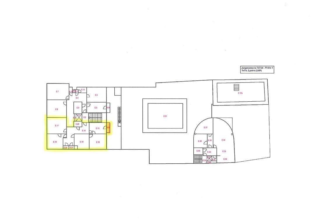Pronájem bytu 3+1 135 m², Jungmannova, Praha, Praha Pronájem bytu 3+1 135 m², Jungmannova, Praha, Praha
