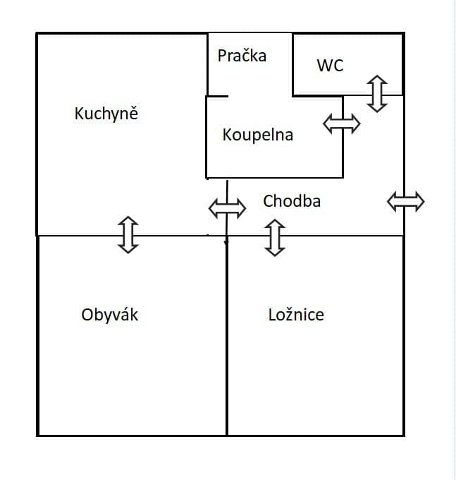 Pronájem bytu 2+1 57 m², Sklářská, Nový Bor, Liberecký kraj Pronájem bytu 2+1 57 m², Sklářská, Nový Bor, Liberecký kraj
