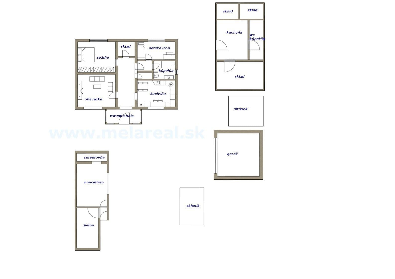 Prodej domu 280 m², pozemek 1.376 m², Haniska, Košický kraj Prodej domu 280 m², pozemek 1.376 m², Haniska, Košický kraj