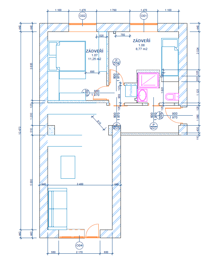Pronájem bytu 3+kk 53 m², Hartigova, Praha, Praha Pronájem bytu 3+kk 53 m², Hartigova, Praha, Praha