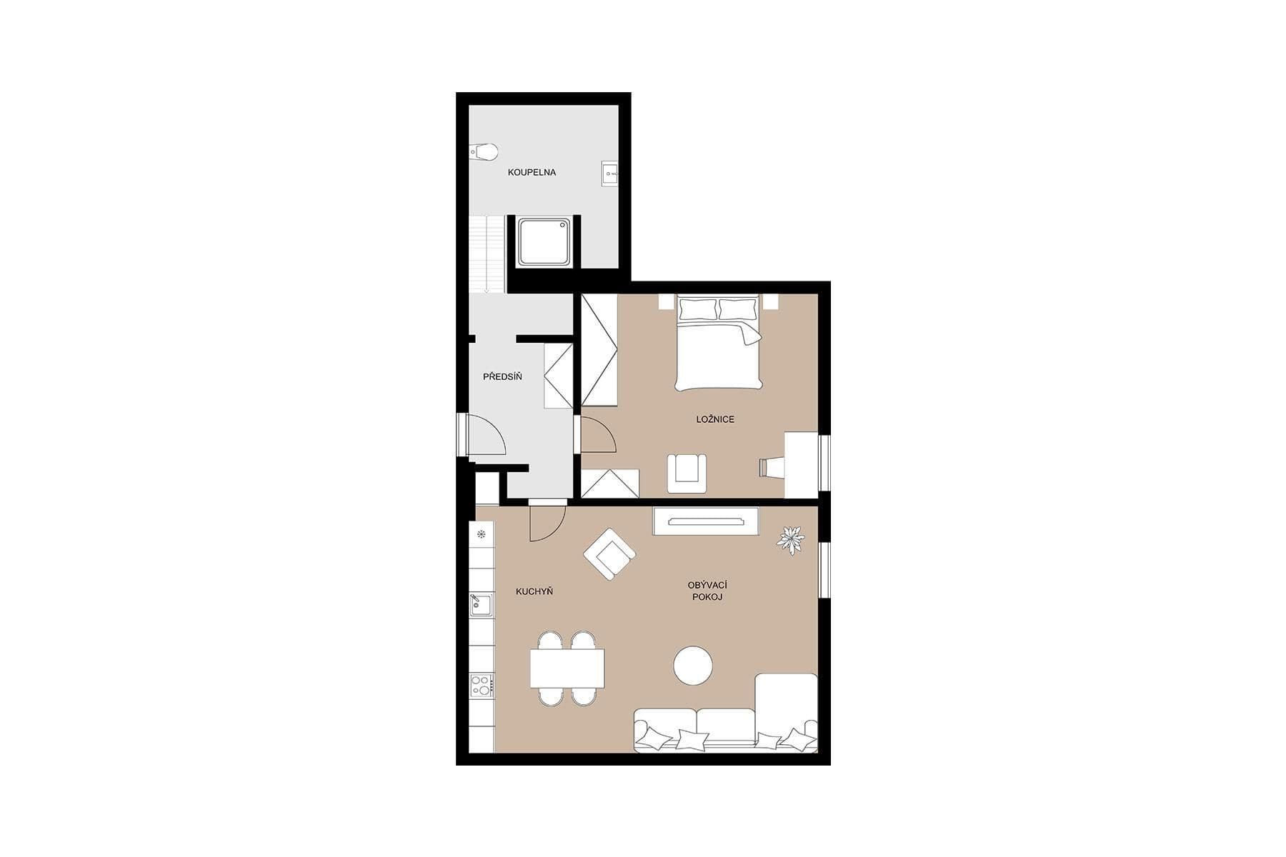Prodej bytu 2+kk 65 m², Janov nad Nisou, Liberecký kraj Prodej bytu 2+kk 65 m², Janov nad Nisou, Liberecký kraj
