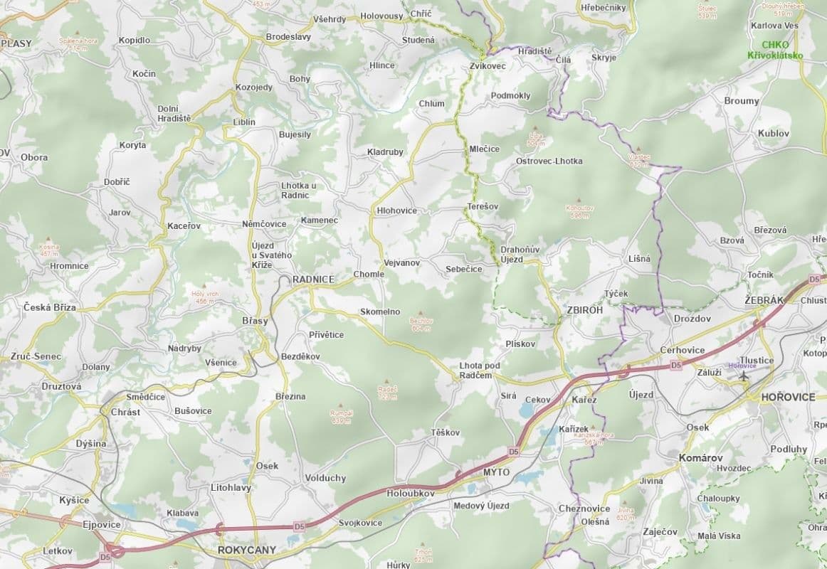 Prodej pozemku 3.402 m², Kamenec, Plzeňský kraj Prodej pozemku 3.402 m², Kamenec, Plzeňský kraj