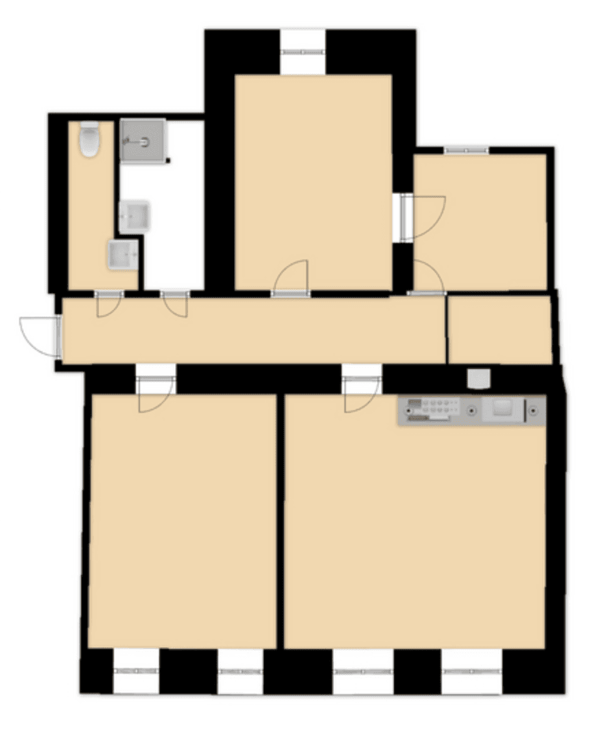 Pronájem bytu 4+kk 90 m², Sevastopolská, Praha, Praha Pronájem bytu 4+kk 90 m², Sevastopolská, Praha, Praha