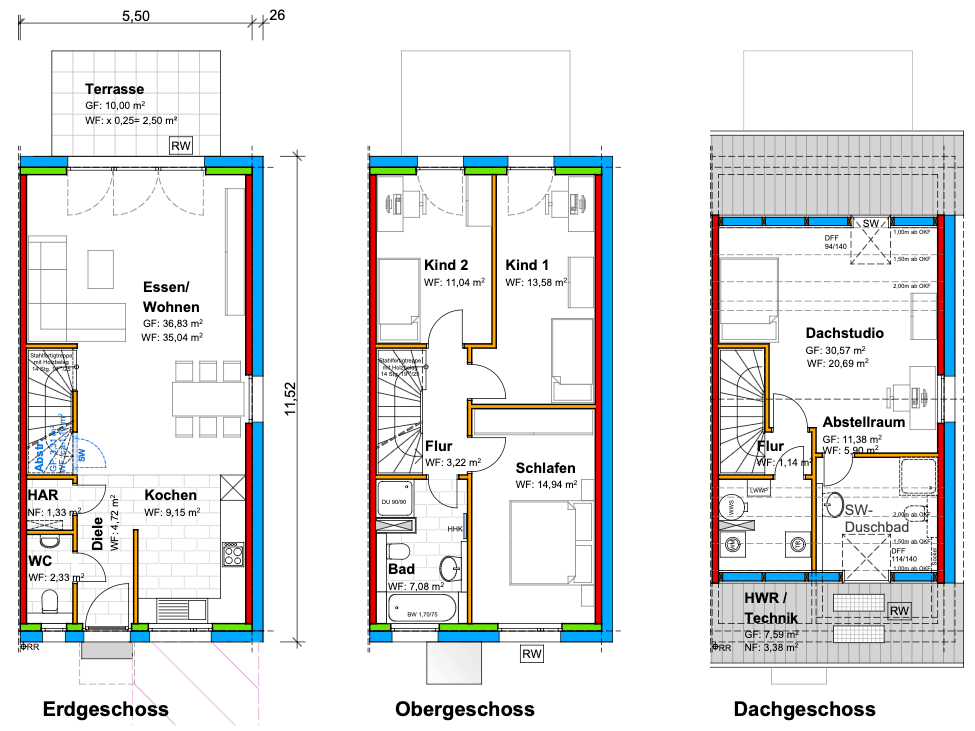 Prodej domu 125 m², pozemek 281 m², Baden-Baden, Bádensko-Württembersko Prodej domu 125 m², pozemek 281 m², Baden-Baden, Bádensko-Württembersko