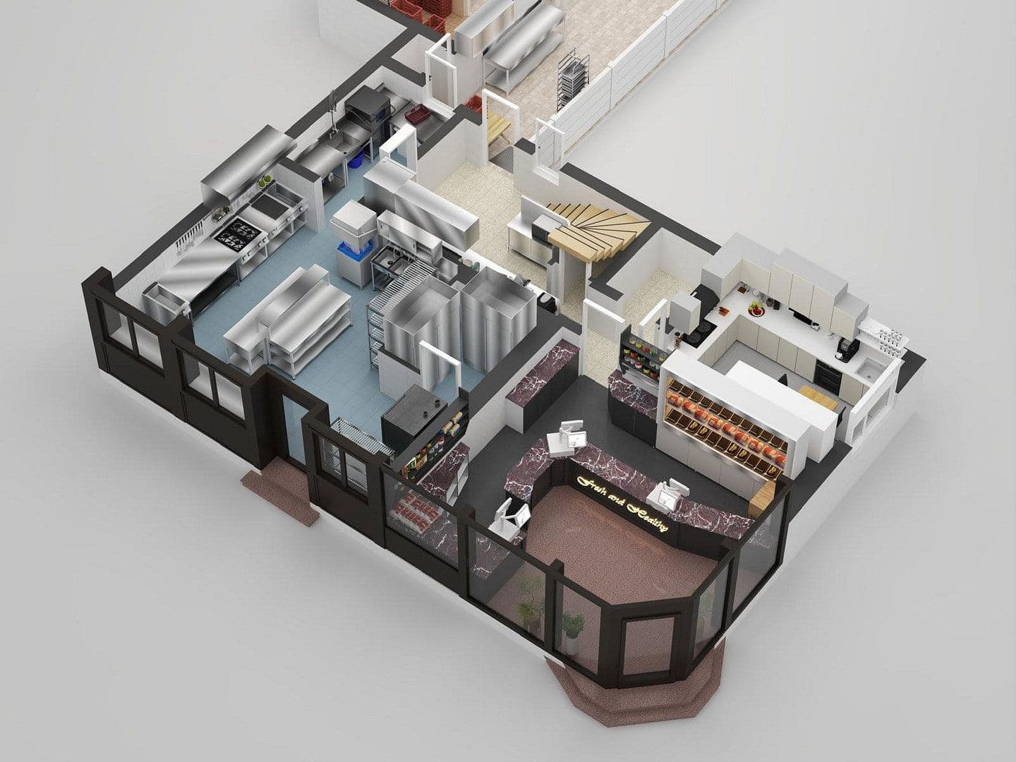 Pronájem nebytového prostoru 485 m², Rathausstraße 21, Viernheim, Hessen Pronájem nebytového prostoru 485 m², Rathausstraße 21, Viernheim, Hessen