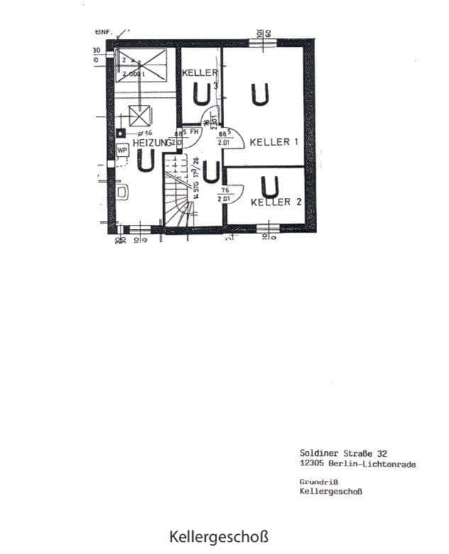 Prodej domu 107 m², pozemek 411 m², Soldiner Straße 32, Berlin, Berlín Prodej domu 107 m², pozemek 411 m², Soldiner Straße 32, Berlin, Berlín