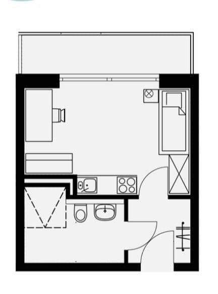 Pronájem bytu 1+1 27 m², Deggendorf, Bavorsko Pronájem bytu 1+1 27 m², Deggendorf, Bavorsko