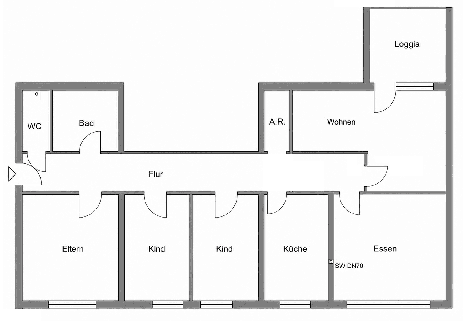 Pronájem bytu 5+1 106 m², Blumenstraße 40, Elsdorf, Severní Porýní-Vestfálsko Pronájem bytu 5+1 106 m², Blumenstraße 40, Elsdorf, Severní Porýní-Vestfálsko
