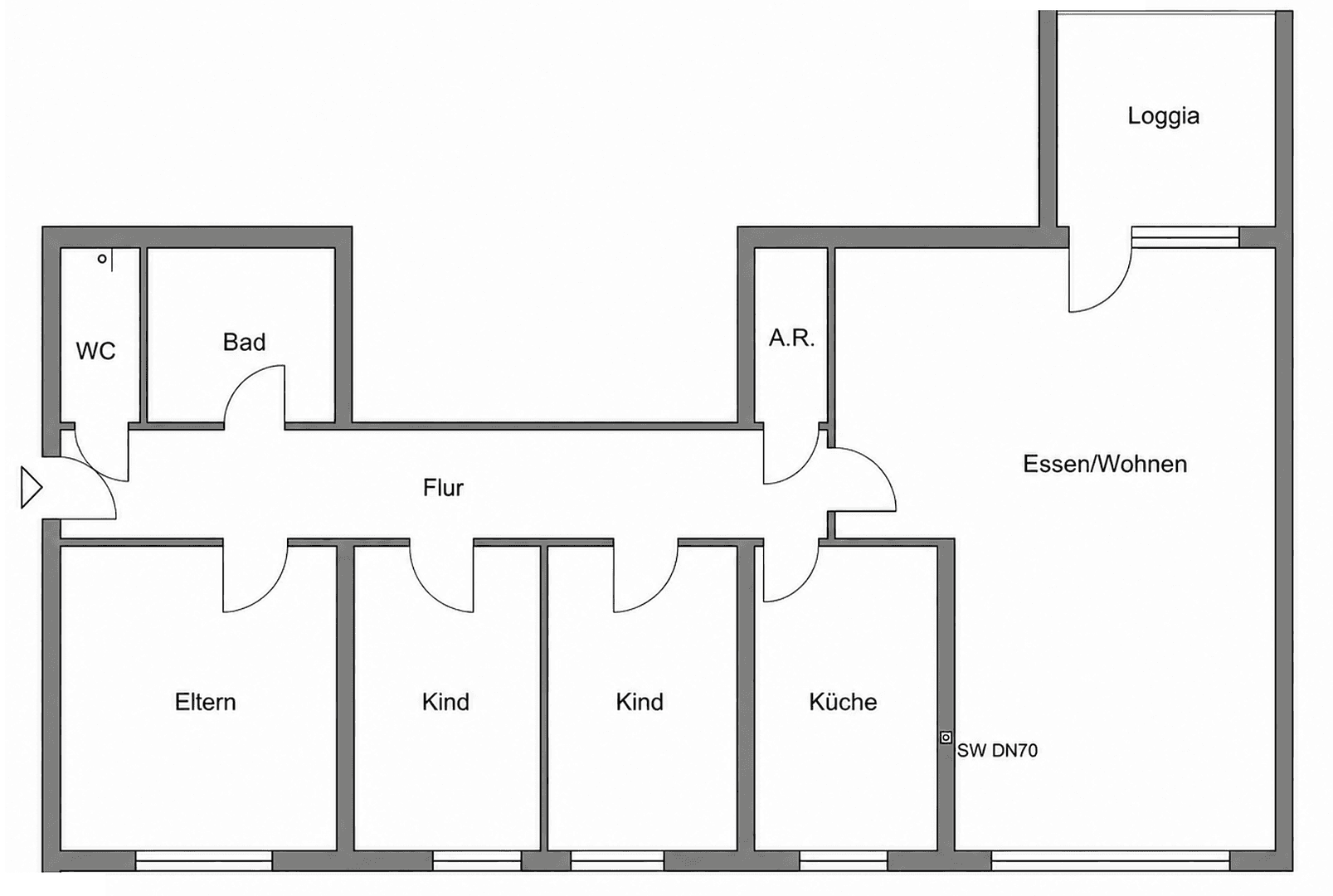 Pronájem bytu 4+1 106 m², Blumenstraße 40, Elsdorf, Severní Porýní-Vestfálsko Pronájem bytu 4+1 106 m², Blumenstraße 40, Elsdorf, Severní Porýní-Vestfálsko
