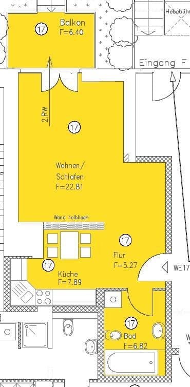 Prodej bytu 1+1 50 m², Nachtweide 42b, Magdeburg, Sasko-Anhaltsko Prodej bytu 1+1 50 m², Nachtweide 42b, Magdeburg, Sasko-Anhaltsko