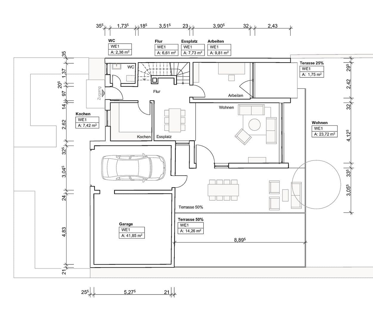 Prodej domu 128 m², pozemek 512 m², Maria-Eich-Str. 17a, Gräfelfing, Bavorsko Prodej domu 128 m², pozemek 512 m², Maria-Eich-Str. 17a, Gräfelfing, Bavorsko