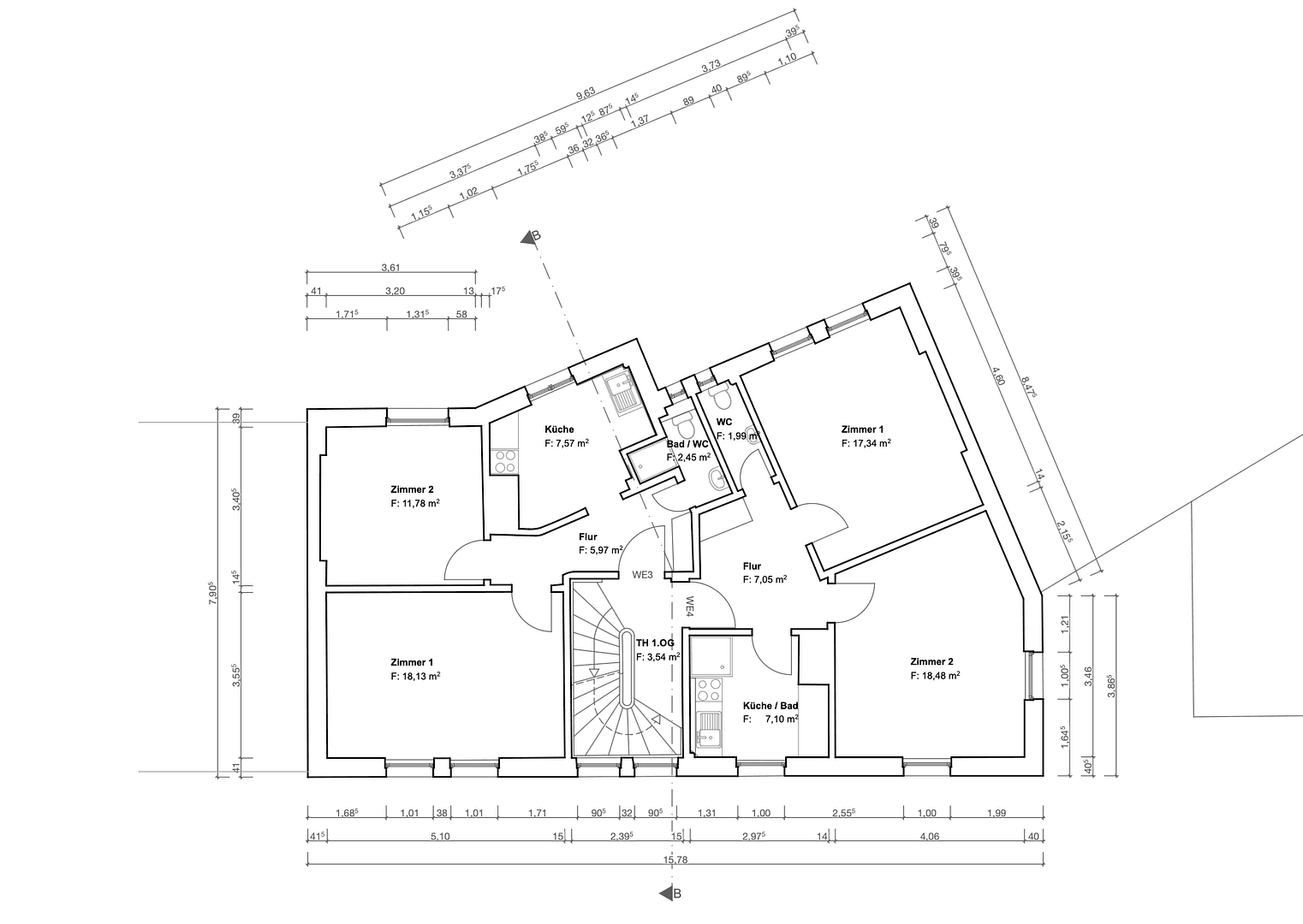 Pronájem bytu 2+1 46 m², Paulusstr. 22/1, Stuttgart, Bádensko-Württembersko Pronájem bytu 2+1 46 m², Paulusstr. 22/1, Stuttgart, Bádensko-Württembersko
