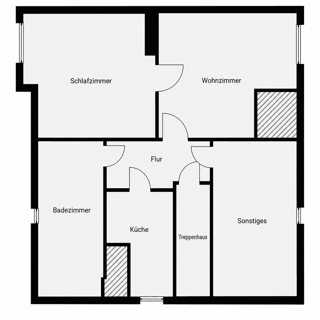 Pronájem bytu 2+kk 51 m², Eberswalde, Braniborsko Pronájem bytu 2+kk 51 m², Eberswalde, Braniborsko