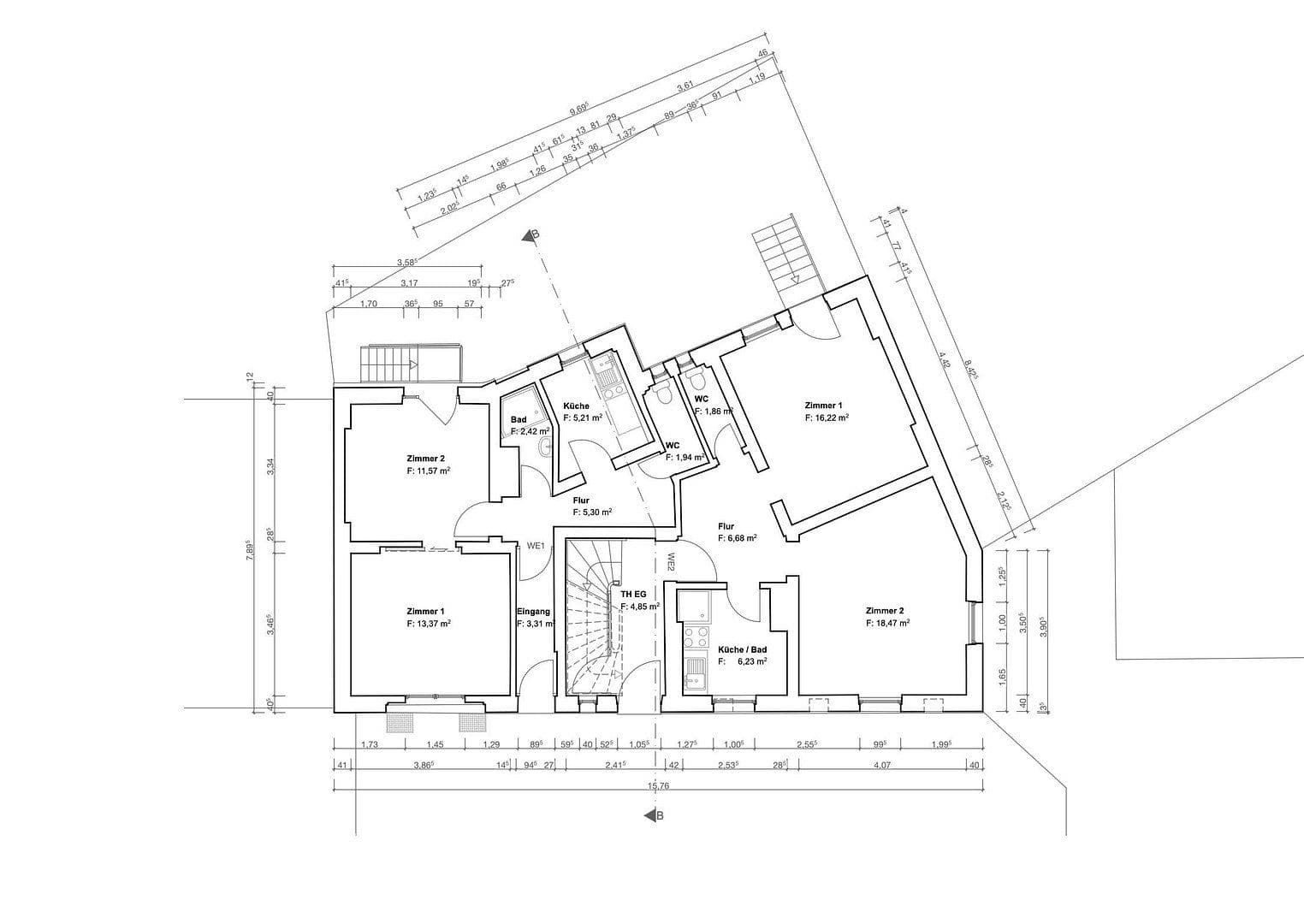 Pronájem bytu 2+1 43 m², Paulusstr. 22/1, Stuttgart, Bádensko-Württembersko Pronájem bytu 2+1 43 m², Paulusstr. 22/1, Stuttgart, Bádensko-Württembersko