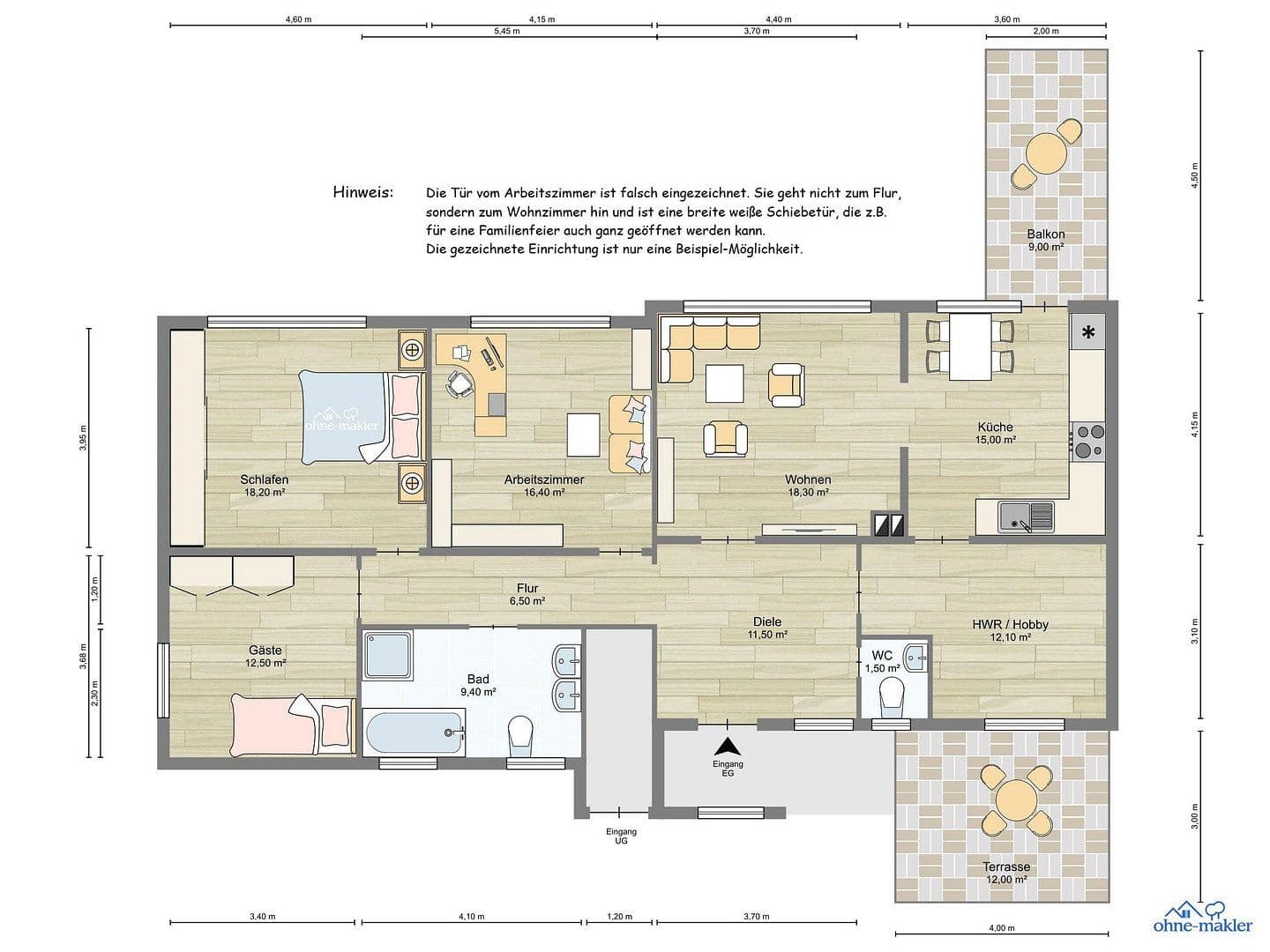Pronájem domu 190 m², pozemek 900 m², Am Sonnenberg 1, Brombachtal, Hessen Pronájem domu 190 m², pozemek 900 m², Am Sonnenberg 1, Brombachtal, Hessen