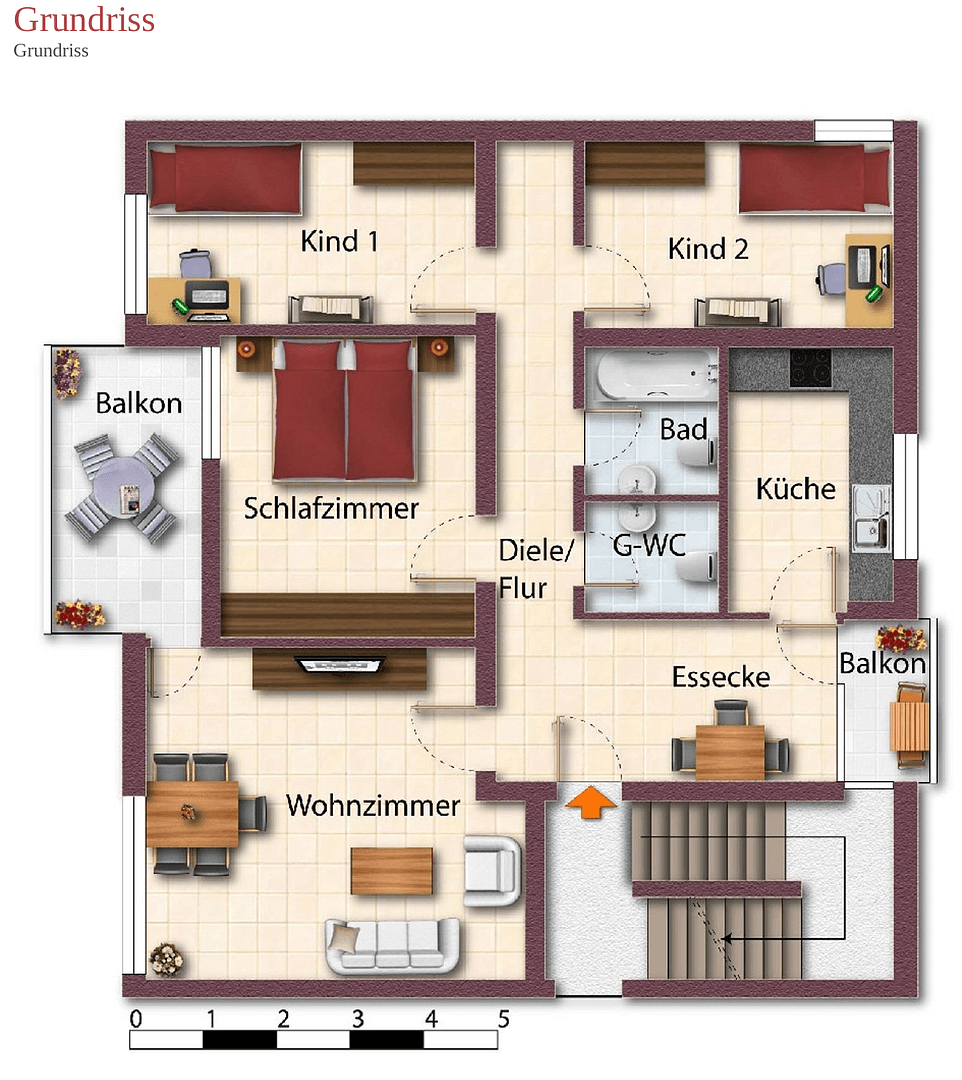 Prodej bytu 4+1 89 m², klopstockstraße 18, Bochum, Severní Porýní-Vestfálsko Prodej bytu 4+1 89 m², klopstockstraße 18, Bochum, Severní Porýní-Vestfálsko