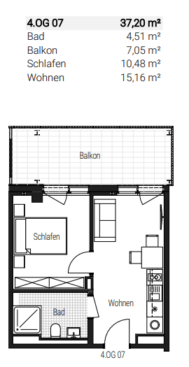 Pronájem bytu 2+1 38 m², Steinbühler Straße 4-6, Nürnberg, Bavorsko Pronájem bytu 2+1 38 m², Steinbühler Straße 4-6, Nürnberg, Bavorsko