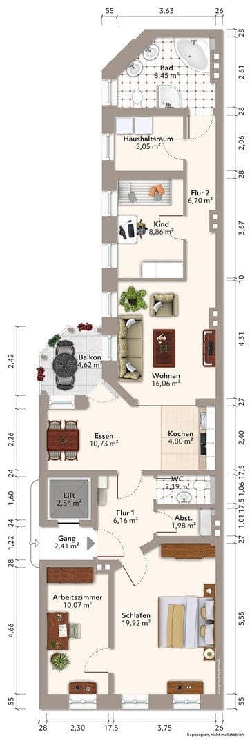 Prodej bytu 4+kk 102 m², Leibnizstraße 22, Magdeburg, Sasko-Anhaltsko Prodej bytu 4+kk 102 m², Leibnizstraße 22, Magdeburg, Sasko-Anhaltsko