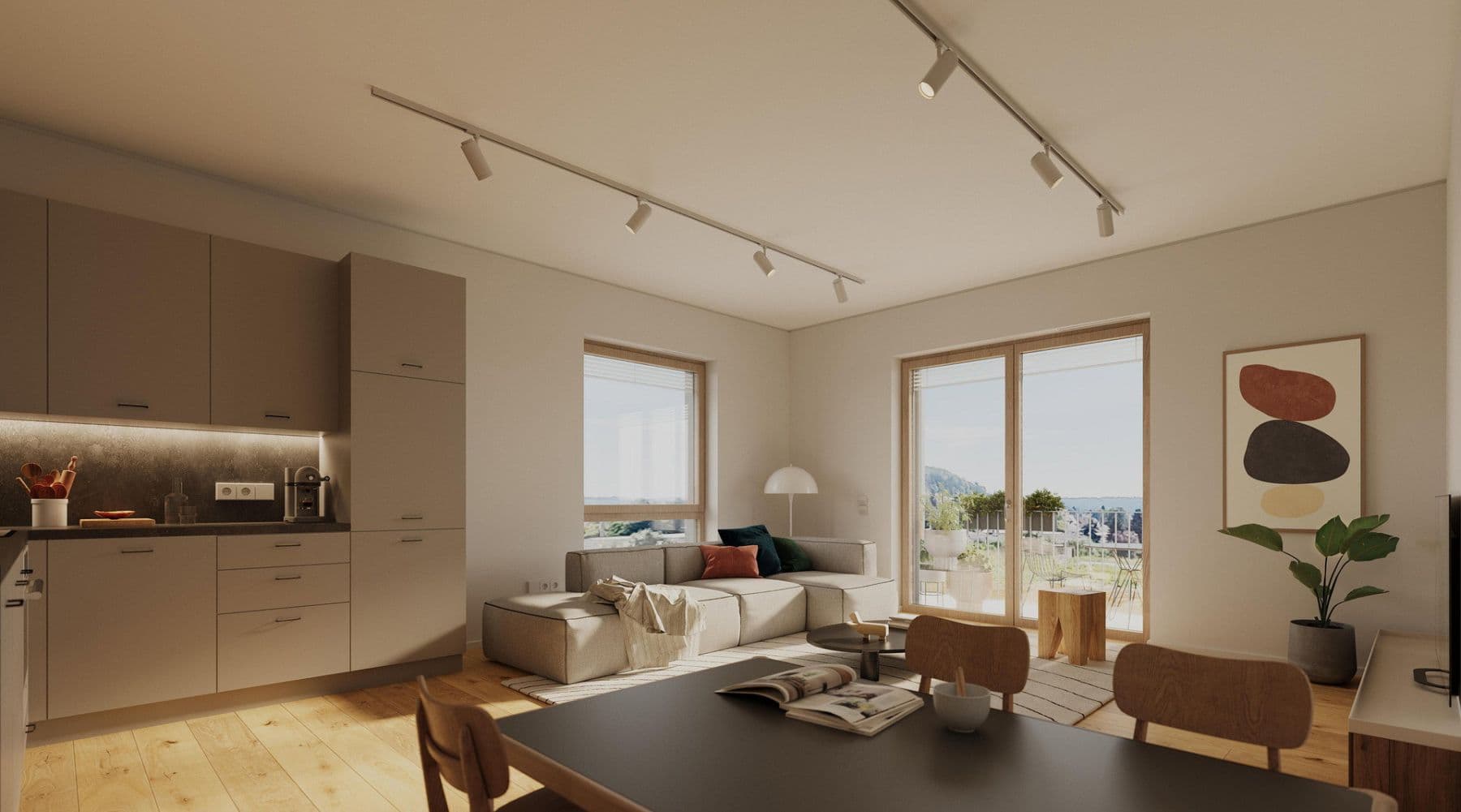 Pronájem bytu 2+1 59 m², Max-Eyth-Straße 20, Immendingen, Bádensko-Württembersko Pronájem bytu 2+1 59 m², Max-Eyth-Straße 20, Immendingen, Bádensko-Württembersko