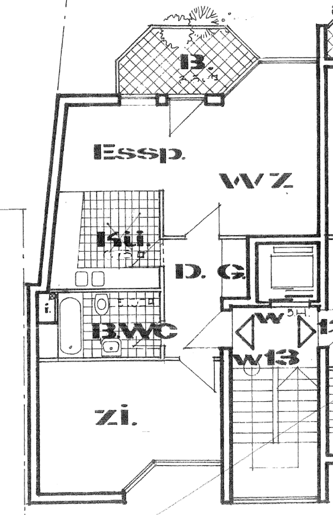 Pronájem bytu 2+1 55 m², Geleitsstr. 32, Offenbach am Main, Hessen Pronájem bytu 2+1 55 m², Geleitsstr. 32, Offenbach am Main, Hessen