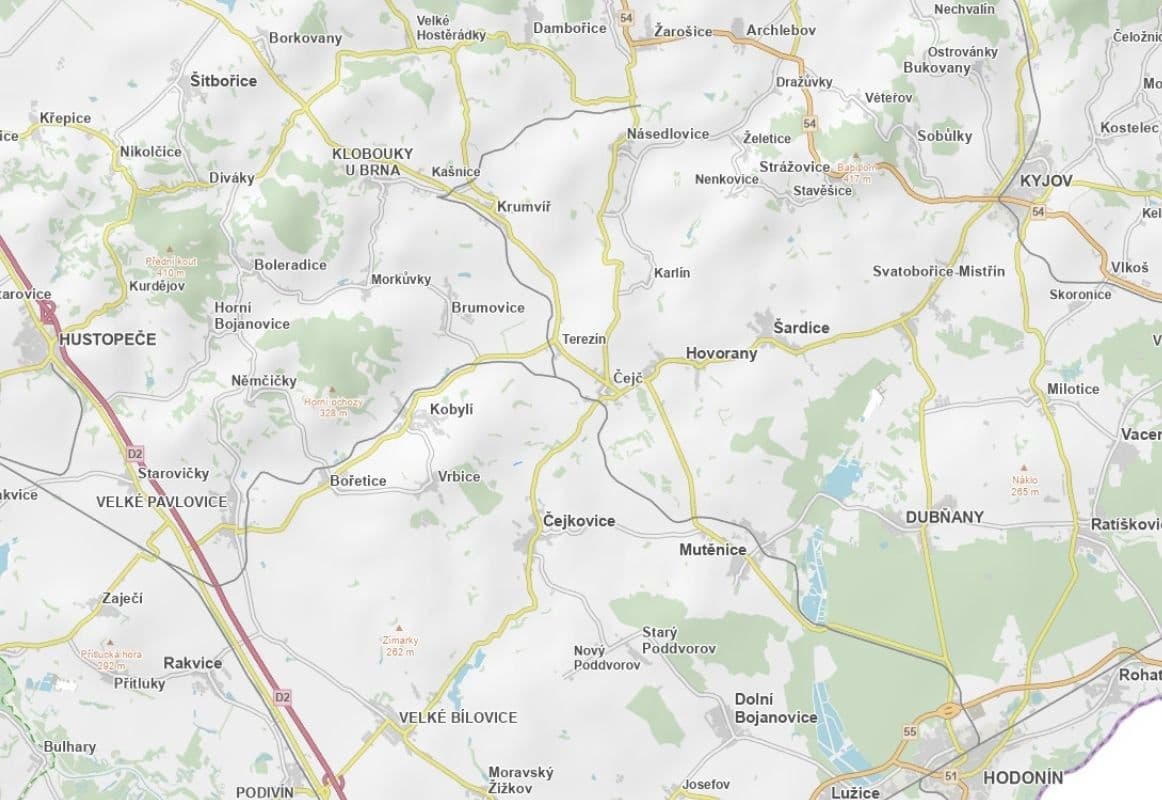 Prodej pozemku 4.205 m², Čejkovice, Jihomoravský kraj Prodej pozemku 4.205 m², Čejkovice, Jihomoravský kraj