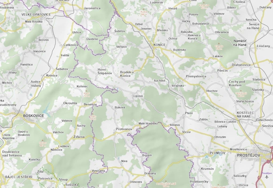 Prodej pozemku 8.490 m², Brodek u Konice, Olomoucký kraj Prodej pozemku 8.490 m², Brodek u Konice, Olomoucký kraj