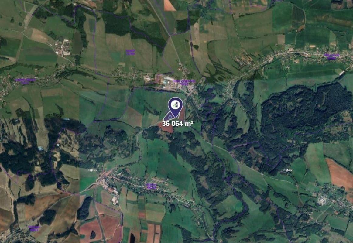 Prodej pozemku 36.064 m², Vidochov, Královéhradecký kraj Prodej pozemku 36.064 m², Vidochov, Královéhradecký kraj
