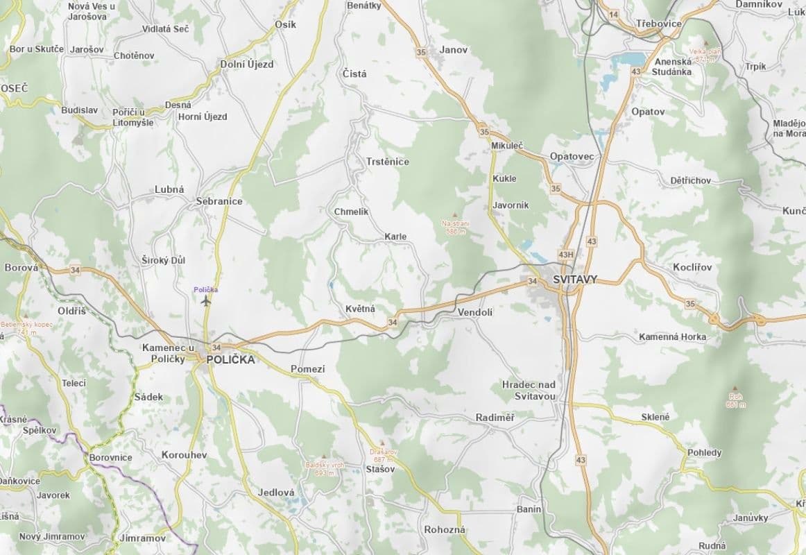 Prodej pozemku 15.833 m², Květná, Pardubický kraj Prodej pozemku 15.833 m², Květná, Pardubický kraj