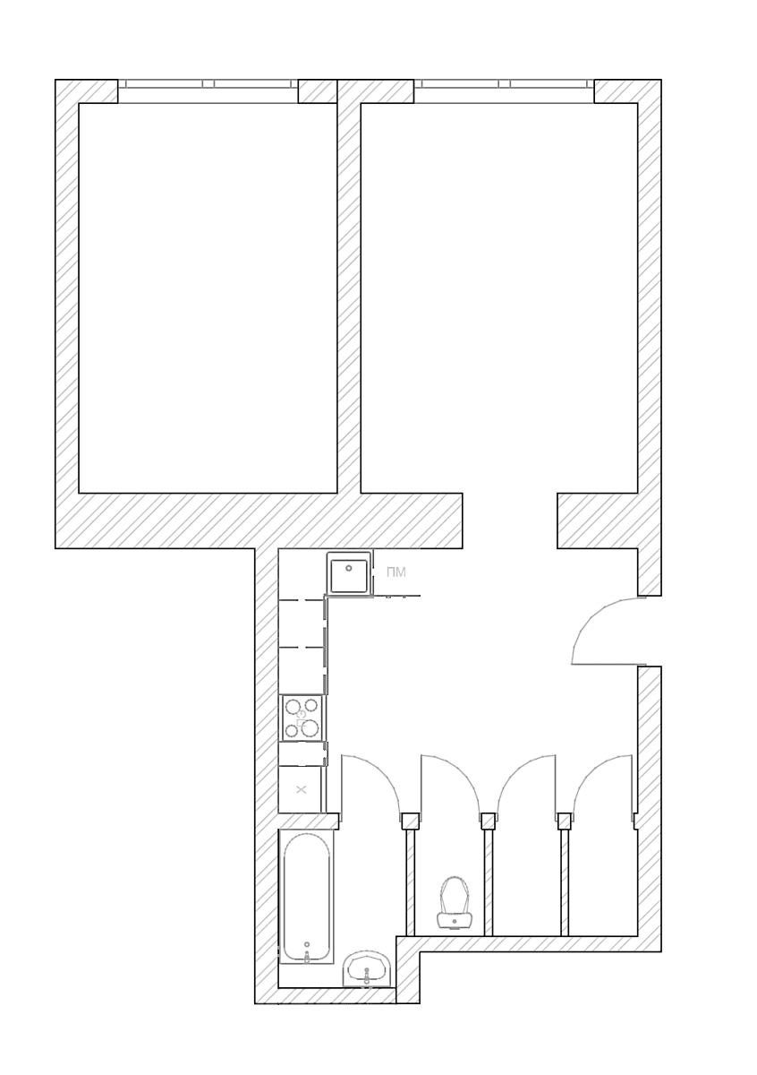 Pronájem bytu 2+1 54 m², Kovářská, Praha, Praha Pronájem bytu 2+1 54 m², Kovářská, Praha, Praha