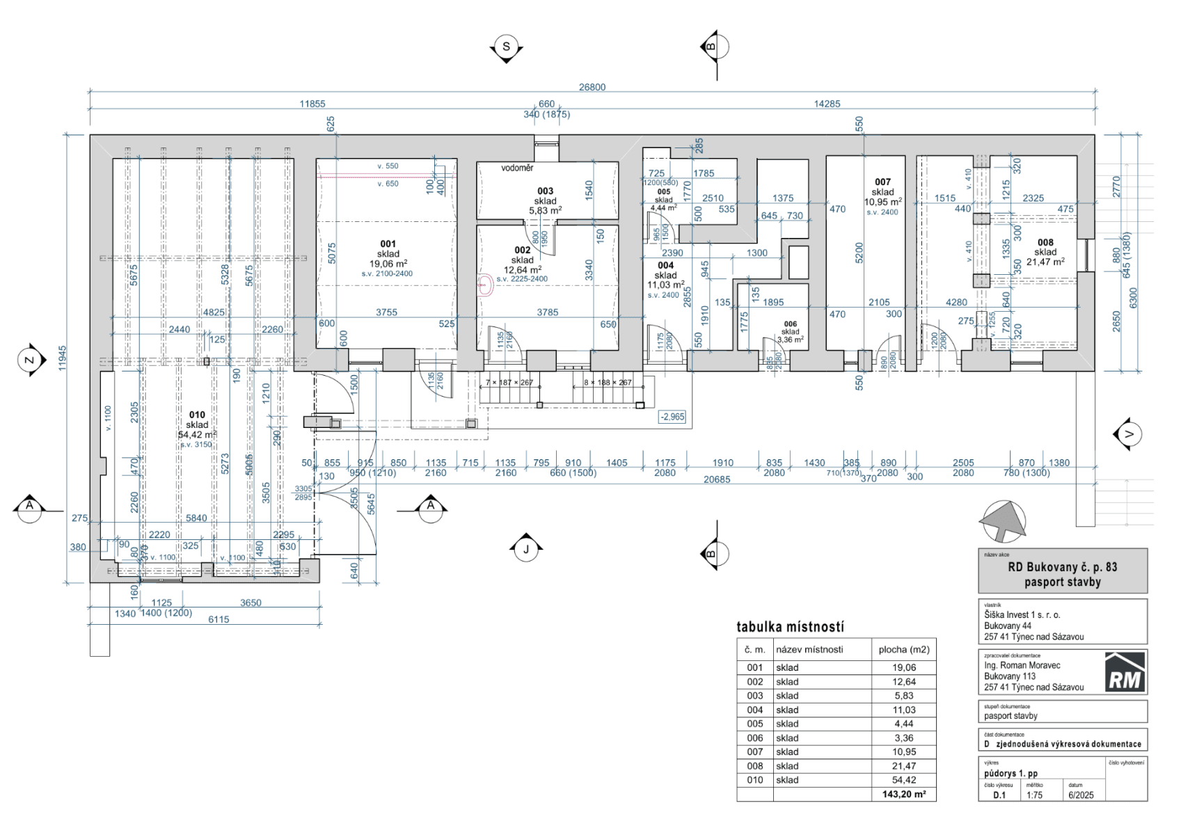 Prodej domu 64 m², pozemek 943 m², Bukovany, Středočeský kraj Prodej domu 64 m², pozemek 943 m², Bukovany, Středočeský kraj