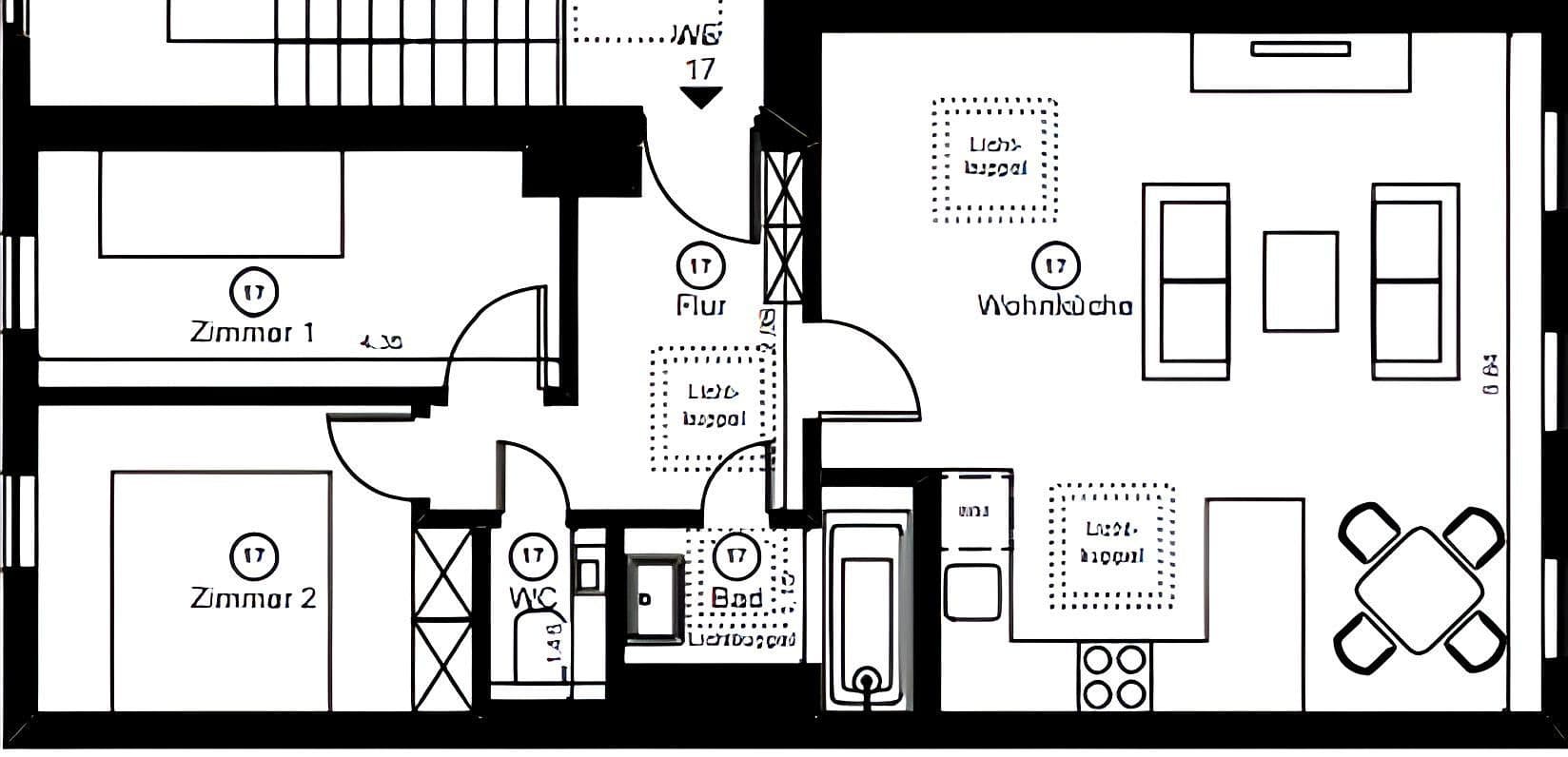 Pronájem bytu 3+1 60 m², Urbanstraße 85, Berlin, Berlín Pronájem bytu 3+1 60 m², Urbanstraße 85, Berlin, Berlín