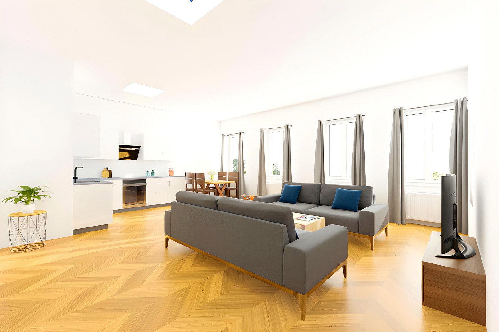 Pronájem bytu 3+1 60 m², Urbanstraße 85, Berlin, Berlín Pronájem bytu 3+1 60 m², Urbanstraße 85, Berlin, Berlín
