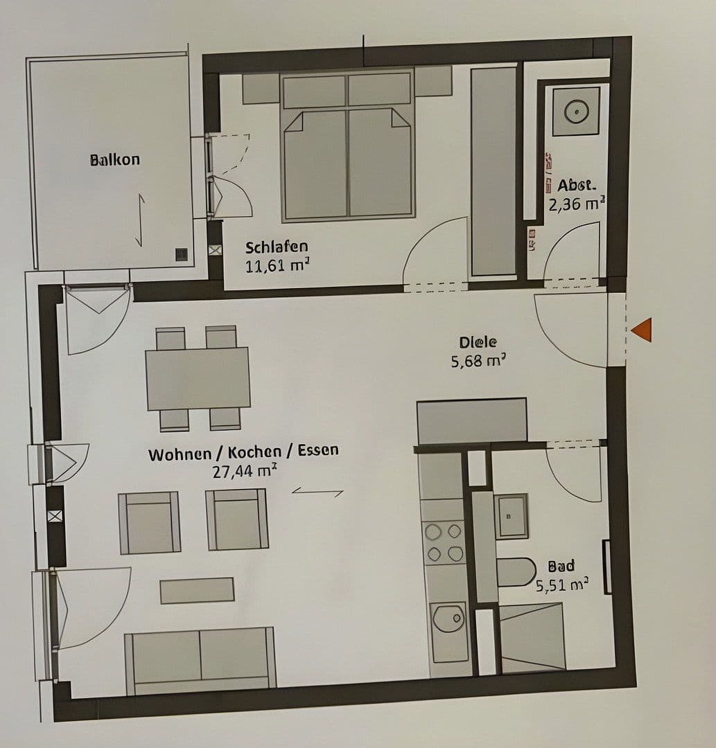 Pronájem bytu 2+1 56 m², Rathausgasse 13, Schönefeld, Braniborsko Pronájem bytu 2+1 56 m², Rathausgasse 13, Schönefeld, Braniborsko