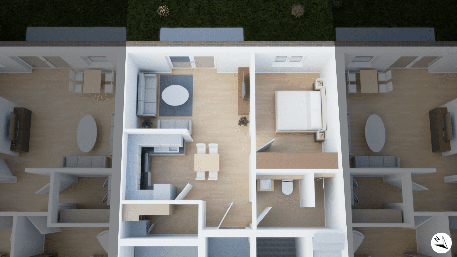 Pronájem bytu 2+1 54 m², Rektor Jess Weg 6, Erfde, Šlesvicko-Holštýnsko Pronájem bytu 2+1 54 m², Rektor Jess Weg 6, Erfde, Šlesvicko-Holštýnsko